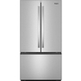 Whirlpool 36-Inch, 31 Cu. Ft. Freestanding French 3- Door Refrigerator With Internal Water Dispenser - WRFF3336SZ