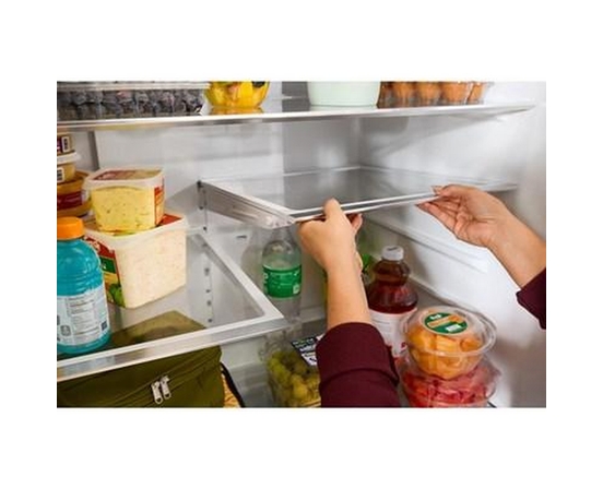 Whirlpool 36-Inch, 31 Cu. Ft. Freestanding French 3- Door Refrigerator With Internal Water Dispenser - WRFF3336SZ