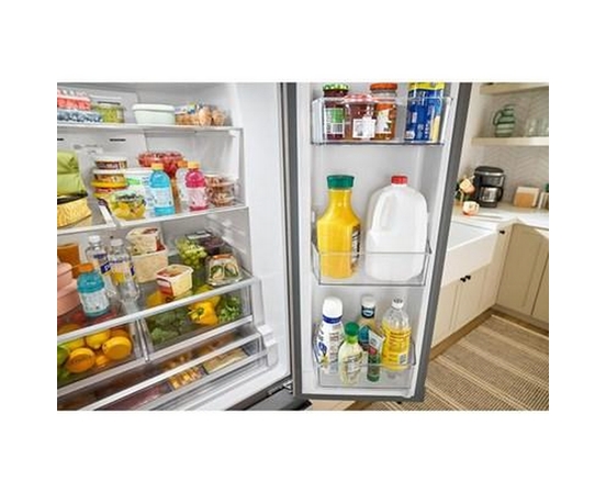 Whirlpool 36-Inch, 31 Cu. Ft. Freestanding French 3- Door Refrigerator With Internal Water Dispenser - WRFF3336SZ