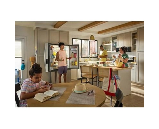 Whirlpool 36-Inch, 31 Cu. Ft. Freestanding French 3- Door Refrigerator With Internal Water Dispenser - WRFF3336SZ