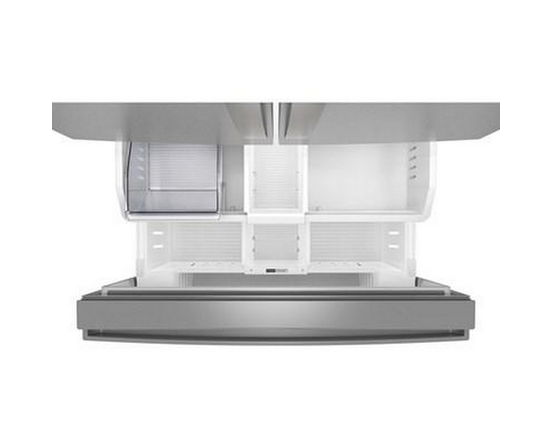 Whirlpool 36-Inch, 31 Cu. Ft. Freestanding French 3- Door Refrigerator With Internal Water Dispenser - WRFF3336SZ