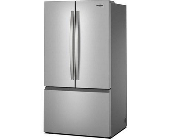 Whirlpool 36-Inch, 31 Cu. Ft. Freestanding French 3- Door Refrigerator With Internal Water Dispenser - WRFF3336SZ
