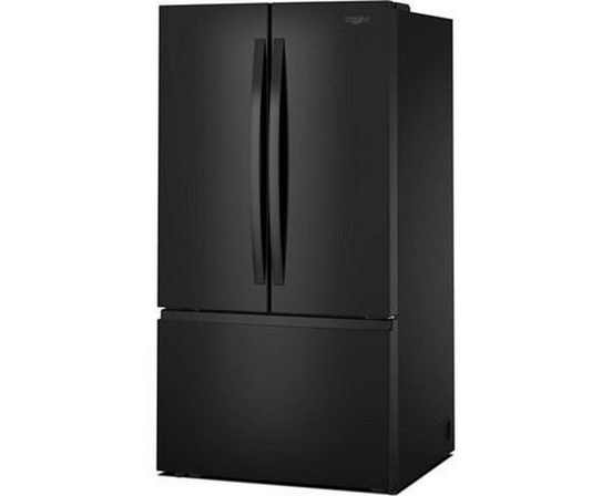 Whirlpool 36-Inch, 31 Cu. Ft. Freestanding French 3- Door Refrigerator With Internal Water Dispenser - WRFF3336SB
