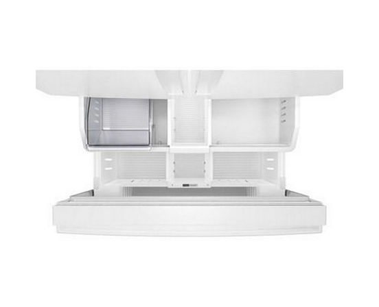 Whirlpool 36-Inch, 31 Cu. Ft. Freestanding French 3- Door Refrigerator With Internal Water Dispenser - WRFF3336SW