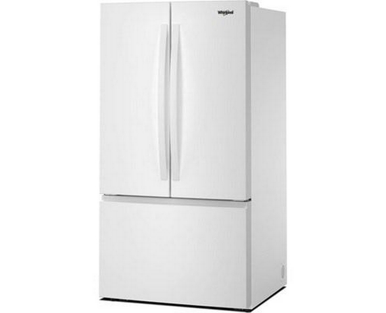 Whirlpool 36-Inch, 31 Cu. Ft. Freestanding French 3- Door Refrigerator With Internal Water Dispenser - WRFF3336SW