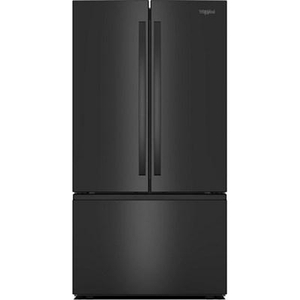 Whirlpool 36-Inch, 31 Cu. Ft. Freestanding French 3-Door Refrigerator With Interior Ice Maker - WRFF3136SB