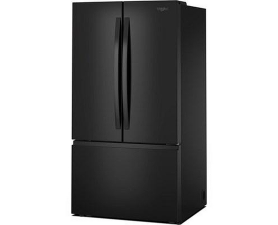 Whirlpool 36-Inch, 31 Cu. Ft. Freestanding French 3-Door Refrigerator With Interior Ice Maker - WRFF3136SB