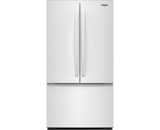 Whirlpool 36-Inch, 31 Cu. Ft. Freestanding French 3-Door Refrigerator With Interior Ice Maker - WRFF3136SW