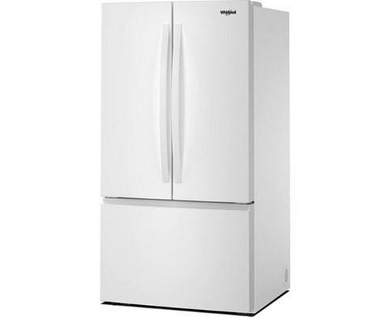 Whirlpool 36-Inch, 31 Cu. Ft. Freestanding French 3-Door Refrigerator With Interior Ice Maker - WRFF3136SW