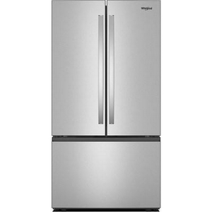 Whirlpool 36-Inch, 31 Cu. Ft. Freestanding French 3-Door Refrigerator With Interior Ice Maker - WRFF3136SZ