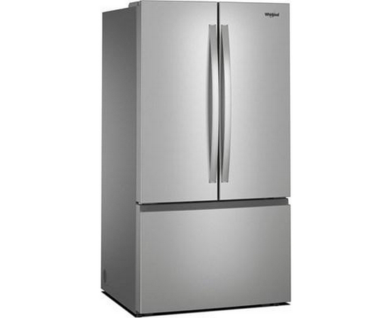 Whirlpool 36-Inch, 31 Cu. Ft. Freestanding French 3-Door Refrigerator With Interior Ice Maker - WRFF3136SZ