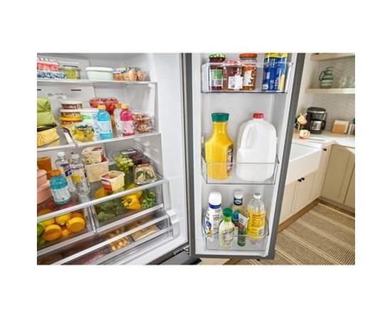 Whirlpool 36-Inch, 31 Cu. Ft. Freestanding French 3-Door Refrigerator With Interior Ice Maker - WRFF3136SZ