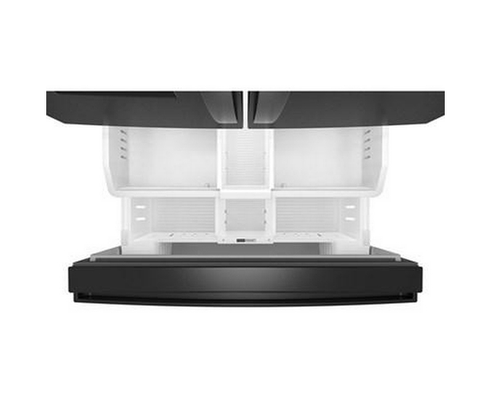 Whirlpool 36-Inch, 30 Cu. Ft. Freestanding French 3-Door Refrigerator With External Water And Ice Dispensing System - WRFF3536SV