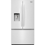 Whirlpool 36-Inch, 30 Cu. Ft. Freestanding French 3-Door Refrigerator With External Water And Ice Dispensing System - WRFF3536SW