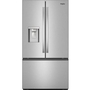 Whirlpool 36-Inch, 30 Cu. Ft. Freestanding French 3-Door Refrigerator With External Water And Ice Dispensing System - WRFF3536SZ