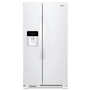 Whirlpool 33-Inch, 21.4 Cu. Ft. Side-By-Side Refrigerator - WRS321SDHW