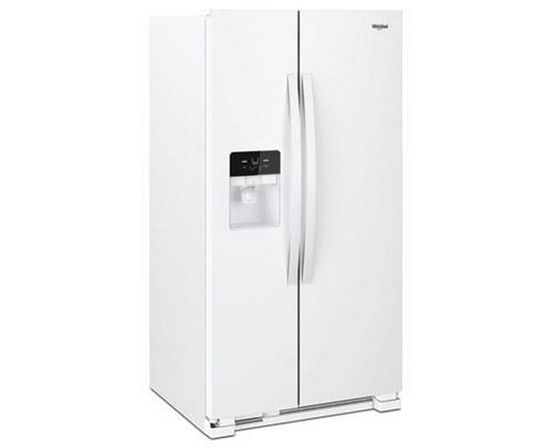 Whirlpool 33-Inch, 21.4 Cu. Ft. Side-By-Side Refrigerator - WRS321SDHW