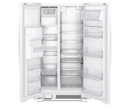 Whirlpool 33-Inch, 21.4 Cu. Ft. Side-By-Side Refrigerator - WRS321SDHW