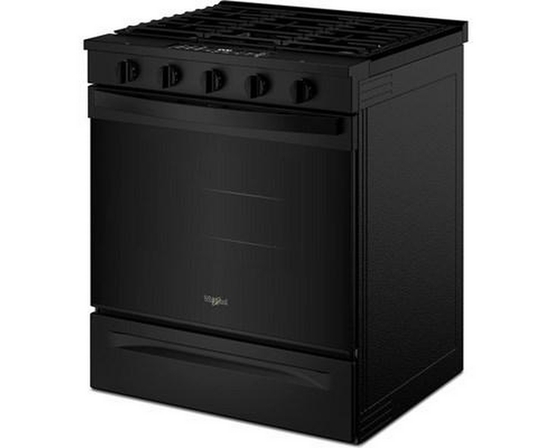 Whirlpool 30-Inch Slide-In Gas Range With Wi-Fi - WSGS5030SB