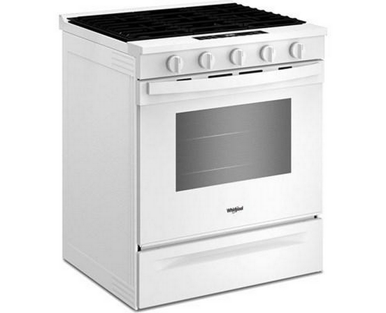 Whirlpool 30-Inch Slide-In Gas Range With Wi-Fi - WSGS5030SW