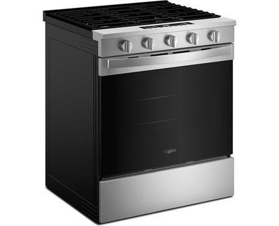 Whirlpool 30-Inch Slide-In Gas Range With Wi-Fi - WSGS5030SZ