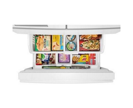 Whirlpool 36-Inch French Door Refrigerator With In-Door Water And Ice Maker - WRMF3536SW