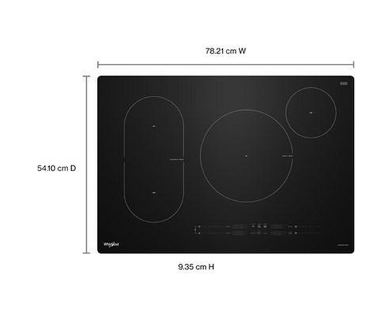 Whirlpool 30-Inch Intelligent Induction Cooktop With Temp Cook™ Technology - WCIT7030SB