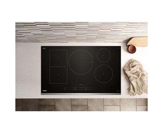 Whirlpool 36 Inch Intelligent Induction Cooktop With Temp Cook™ Technology And Wipeclean™ Coating - WCIT7536SS