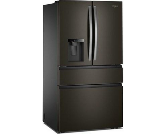 Whirlpool 36-Inch French 4-Door Refrigerator With Water And Ice Dispensing System - WRMF3636SV