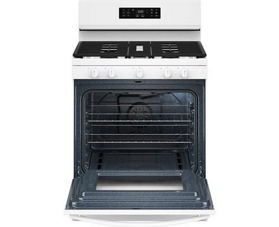 Whirlpool 30-Inch Gas Range With Air Cooking Technology And Steam Clean - WFGS4530SW