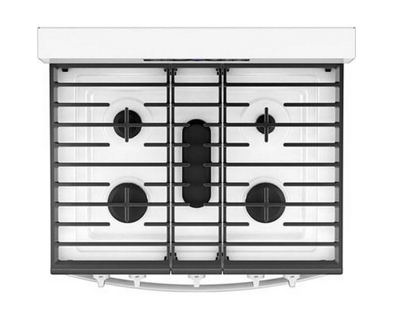 Whirlpool 30-Inch Gas Range With Air Cooking Technology And Steam Clean - WFGS4530SW