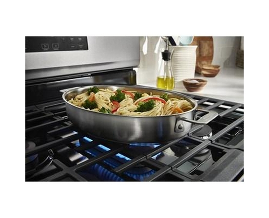 Whirlpool 30-Inch Gas Range With Air Cooking Technology And Steam Clean - WFGS4530SB