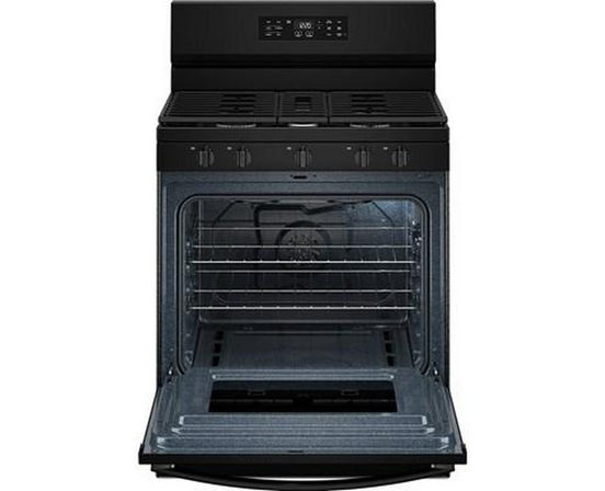 Whirlpool 30-Inch Gas Range With Air Cooking Technology And Steam Clean - WFGS4530SB