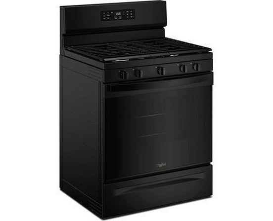 Whirlpool 30-Inch Gas Range With Air Cooking Technology And Steam Clean - WFGS4530SB