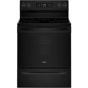 Whirlpool 30-Inch Electric Range With Air Cooking Technology And Steam Clean - YWFES4530SB