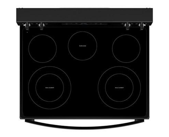 Whirlpool 30-Inch Electric Range With Air Cooking Technology And Steam Clean - YWFES4530SB