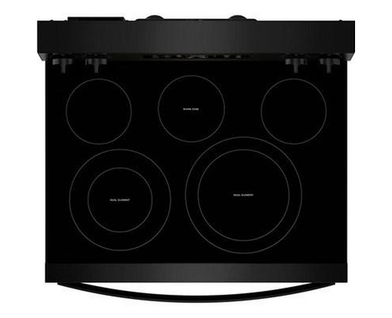 Whirlpool 30-Inch Electric Range With Air Cooking Technology - YWFES5730SB