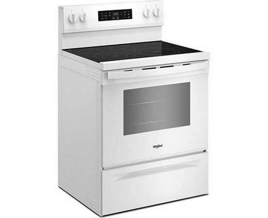 Whirlpool 30-Inch Electric Range With Air Cooking Technology - YWFES5730SW