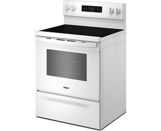 Whirlpool 30-Inch Electric Range With Air Cooking Technology - YWFES5730SW