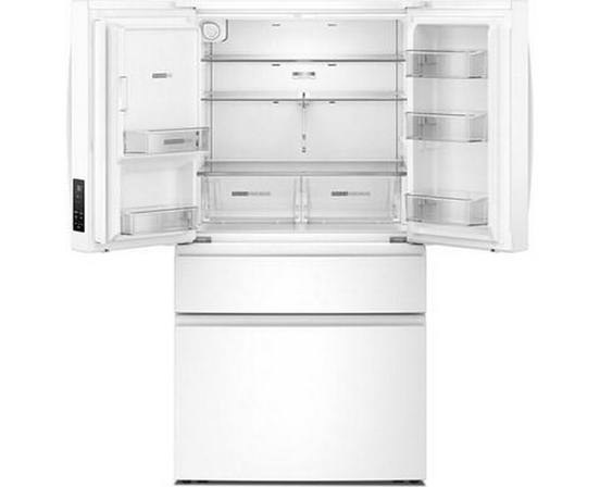 Whirlpool 36-Inch French 4-Door Refrigerator With Water And Ice Dispensing System - WRMF3636SW
