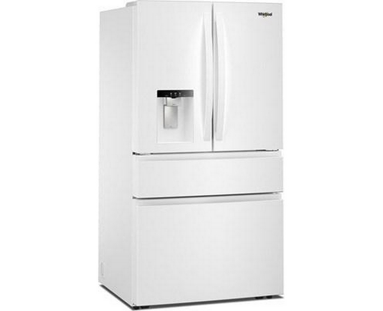 Whirlpool 36-Inch French 4-Door Refrigerator With Water And Ice Dispensing System - WRMF3636SW