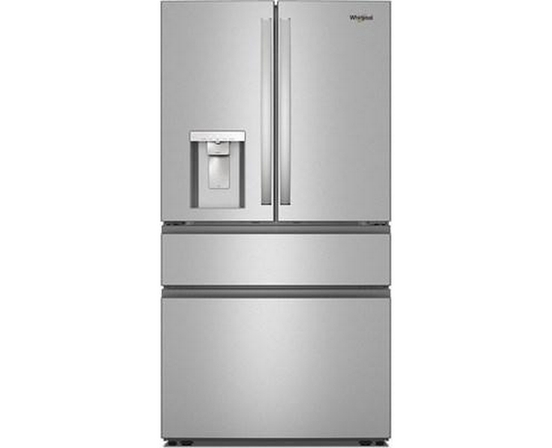 Whirlpool 36-Inch French 4-Door Refrigerator With Water And Ice Dispensing System - WRMF3636SZ