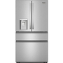 Whirlpool 36-Inch French 4-Door Refrigerator With Water And Ice Dispensing System - WRMF3636SZ