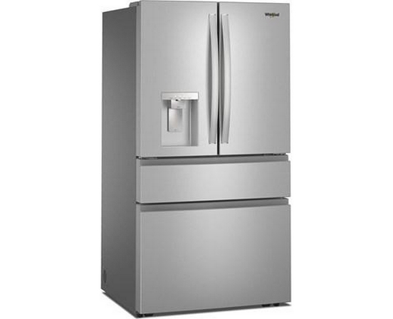 Whirlpool 36-Inch French 4-Door Refrigerator With Water And Ice Dispensing System - WRMF3636SZ