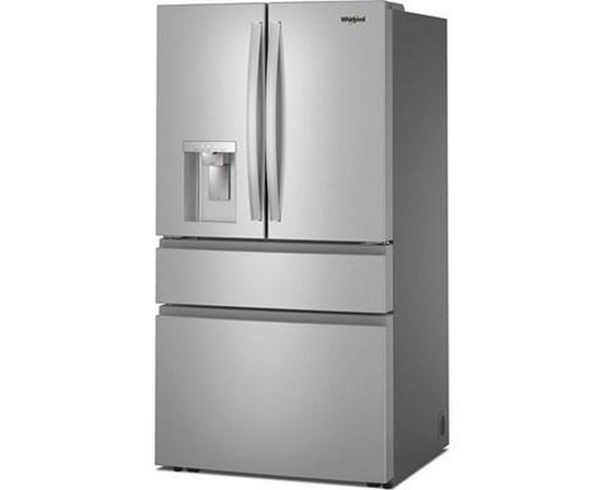 Whirlpool 36-Inch French 4-Door Refrigerator With Water And Ice Dispensing System - WRMF3636SZ