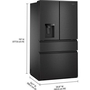 Whirlpool 36-Inch French Door Refrigerator With In-Door Water And Ice Maker - WRMF3536SV