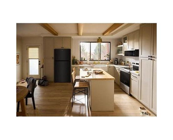 Whirlpool 29.5-Inch, 19 Cu. Ft. Top Freezer Refrigerator With Total Coverage Cooling - WRTX5419SB