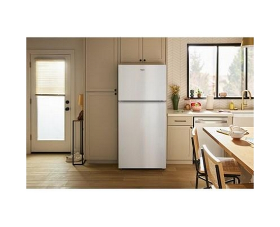 Whirlpool 29.5-Inch, 19 Cu. Ft. Top Freezer Refrigerator With Total Coverage Cooling - WRTX5419SW