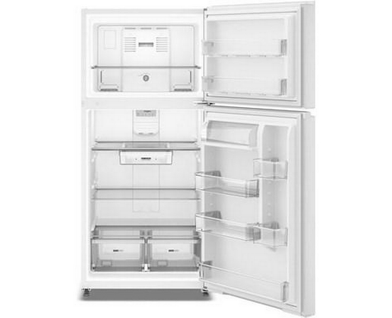 Whirlpool 29.5-Inch, 19 Cu. Ft. Top Freezer Refrigerator With Total Coverage Cooling - WRTX5419SW