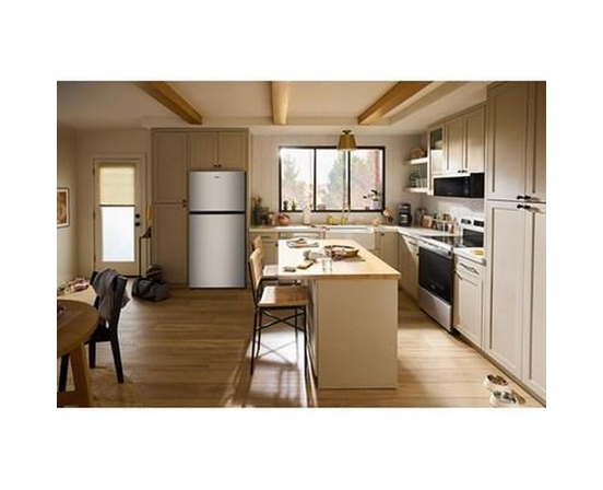 Whirlpool 29.5-Inch, 19 Cu. Ft. Top Freezer Refrigerator With Total Coverage Cooling - WRTX5419SZ